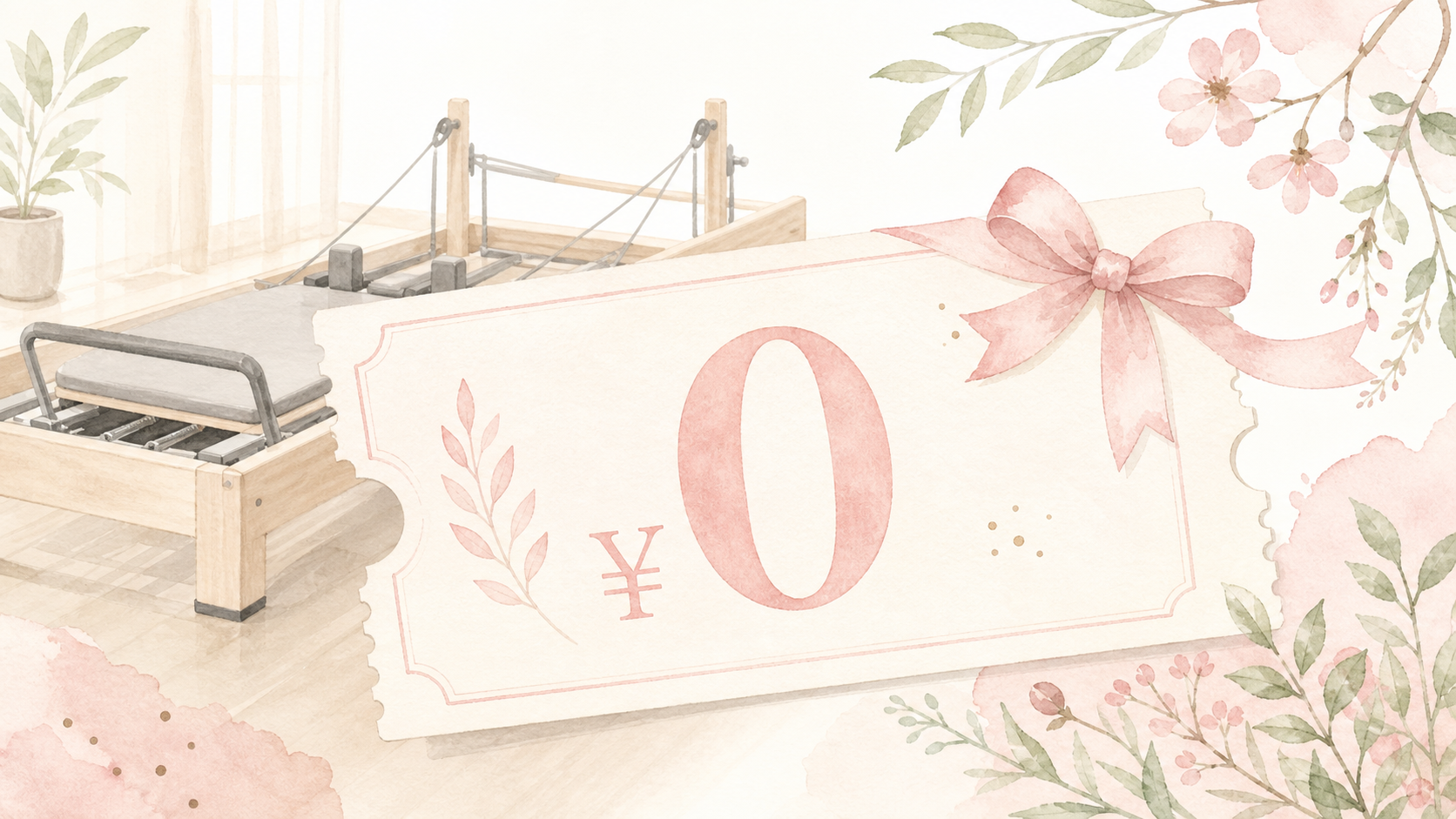 体験レッスン0円キャンペーンのイメージ